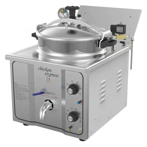 Frigo Commercial Electric Pressure Fryer 16 litres 3kW Countertop MDXZ16