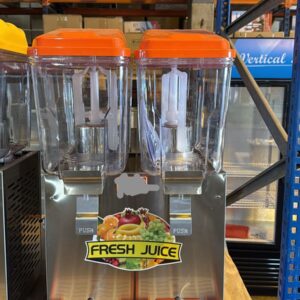 Frigo Commercial 2 Tank Cold Drinks Juice Dispenser 2x 16 litres