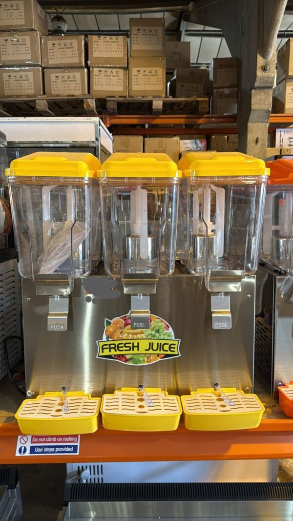 Commercial 3 Tank Cold Drinks Juice Dispenser 3x