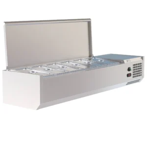 Frigo Refrigerated Servery Prep Top 1500mm 6xGN1/3 Depth 335mm XCS1500L