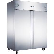 Frigo 1200lt Professional Refrigerator Stainless steel Upright cabinet Twin door GN2/1 Ventilated cooling